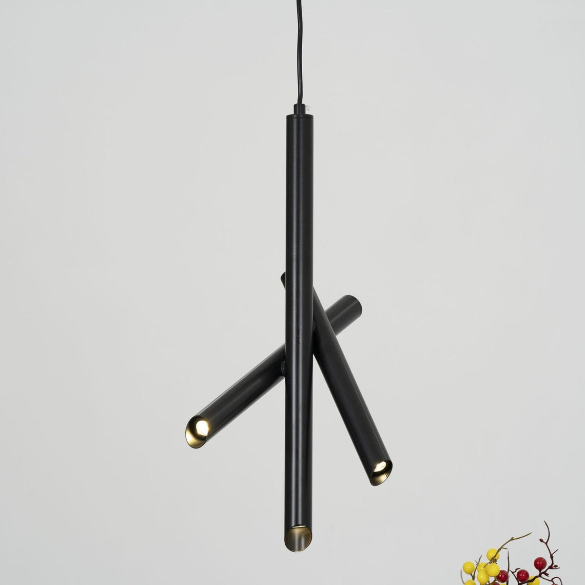 Tubular Glass Pendant Light