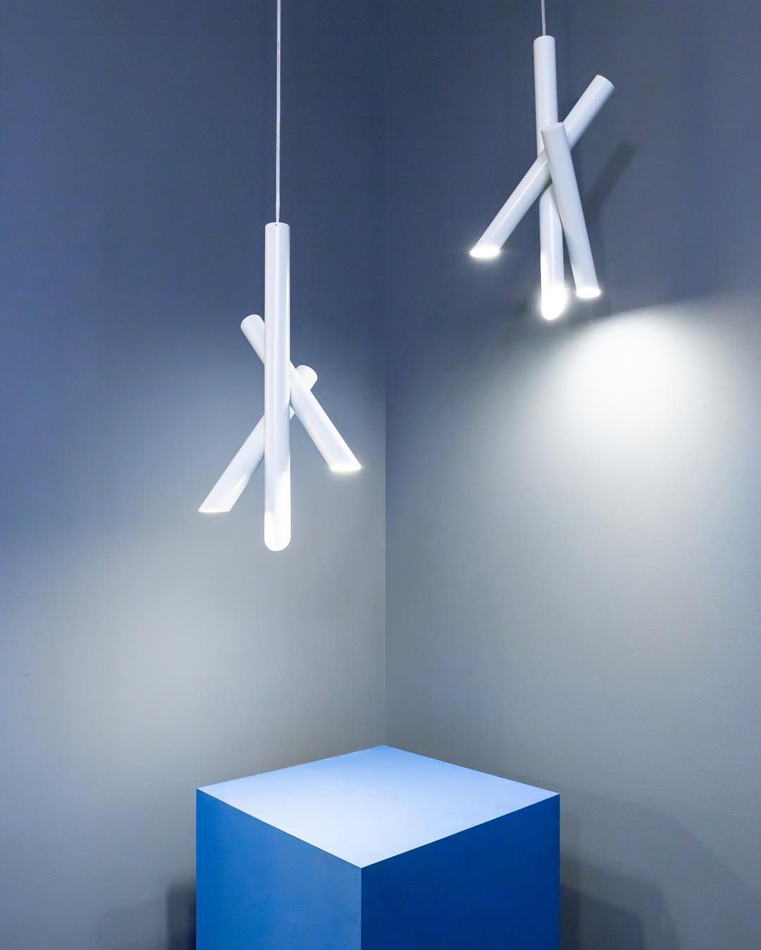 Tubular Glass Pendant Light
