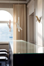 Tubular Glass Pendant Light