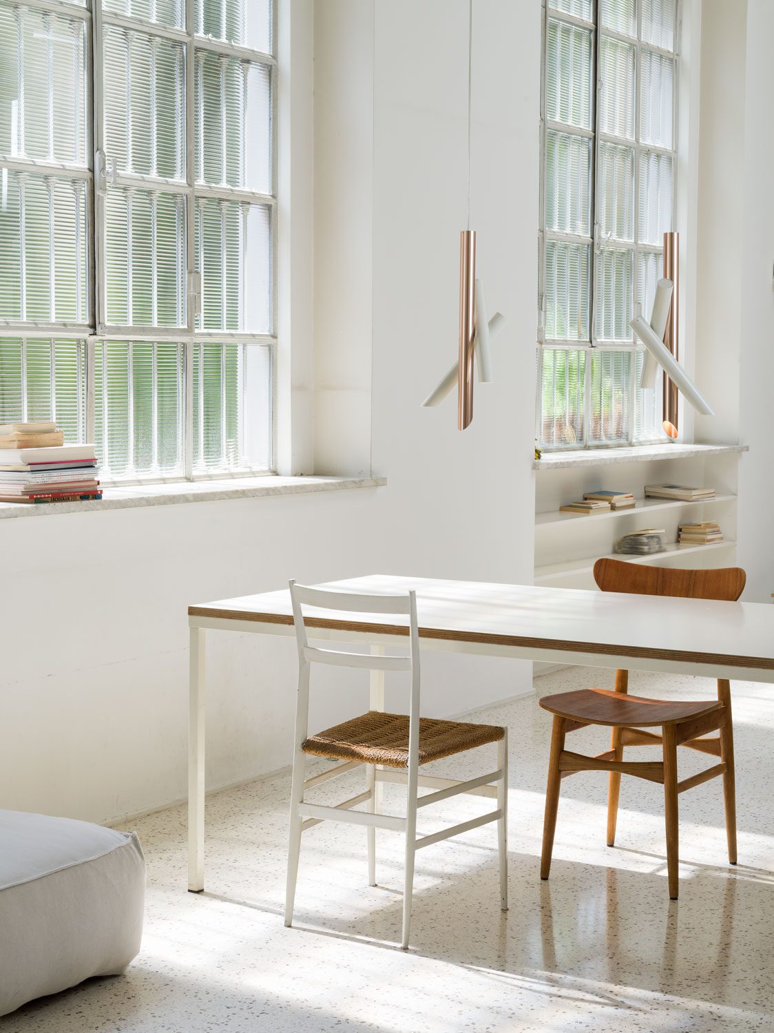 Tubular Glass Pendant Light