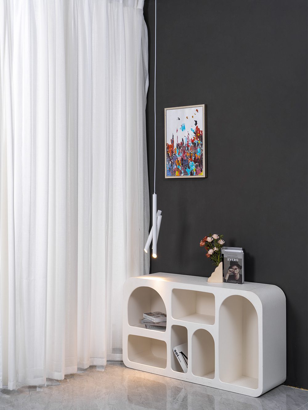 Tubular Glass Pendant Light
