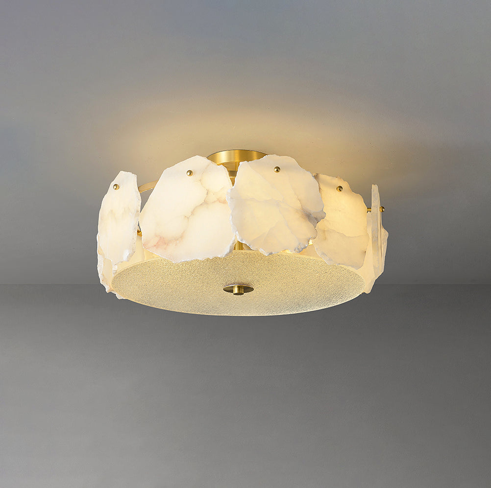 Valeria Alabaster Flush Mount Ceiling Lamp
