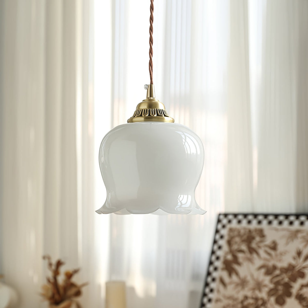 Valley Flower Pendant Swag Lamp