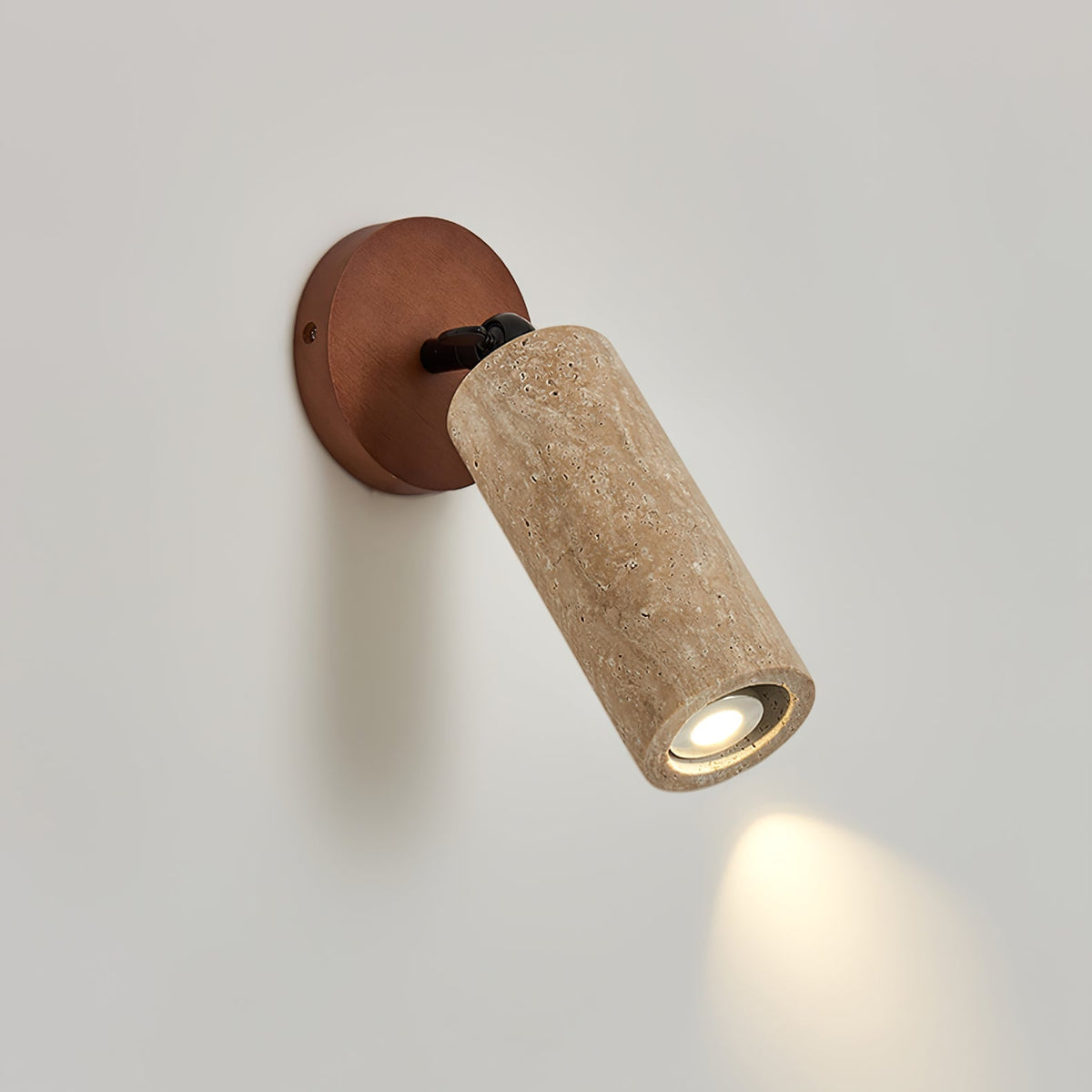 Versa Stone Adjustable Plug In Wall Light