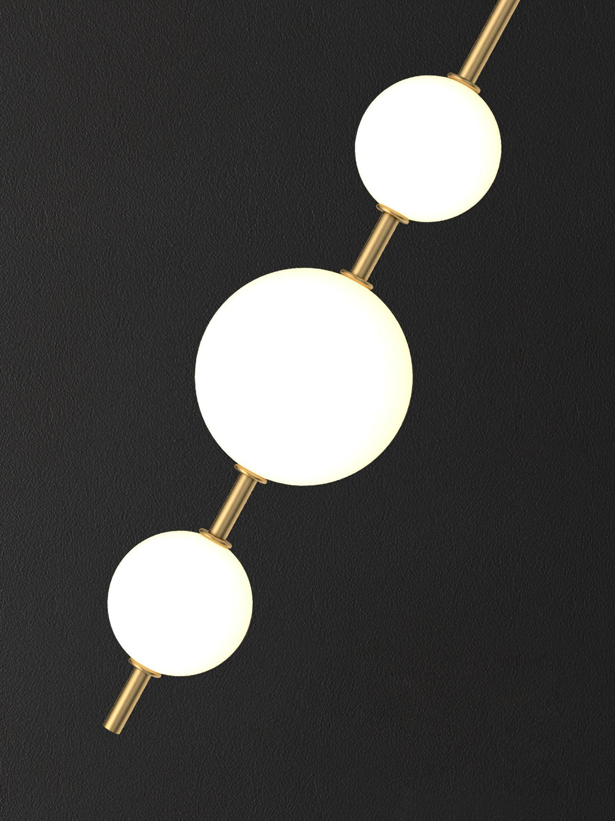 Vertical Globe Plug In Wall Lamp