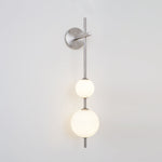 Vertical Globe Plug In Wall Lamp
