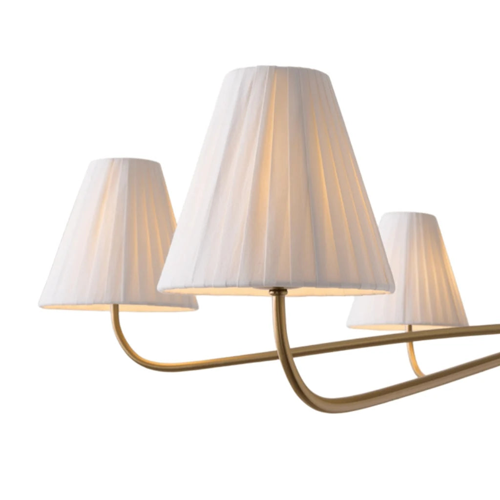 vintage-arc-arm-multi-heads-fabric-chandelier