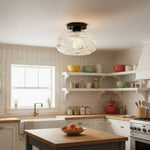 vintage-floral-pattern-glass-ceiling-light