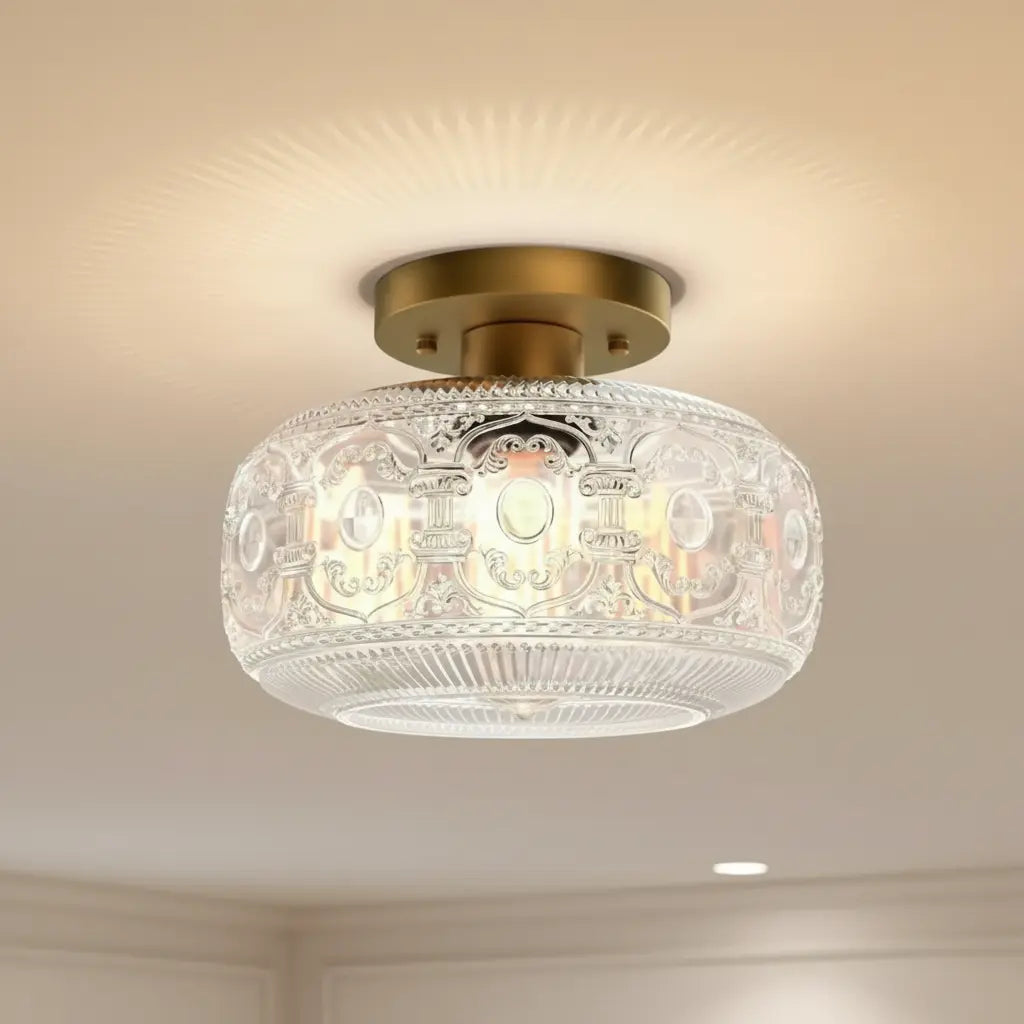 vintage-luxury-round-pattern-glass-ceiling-light