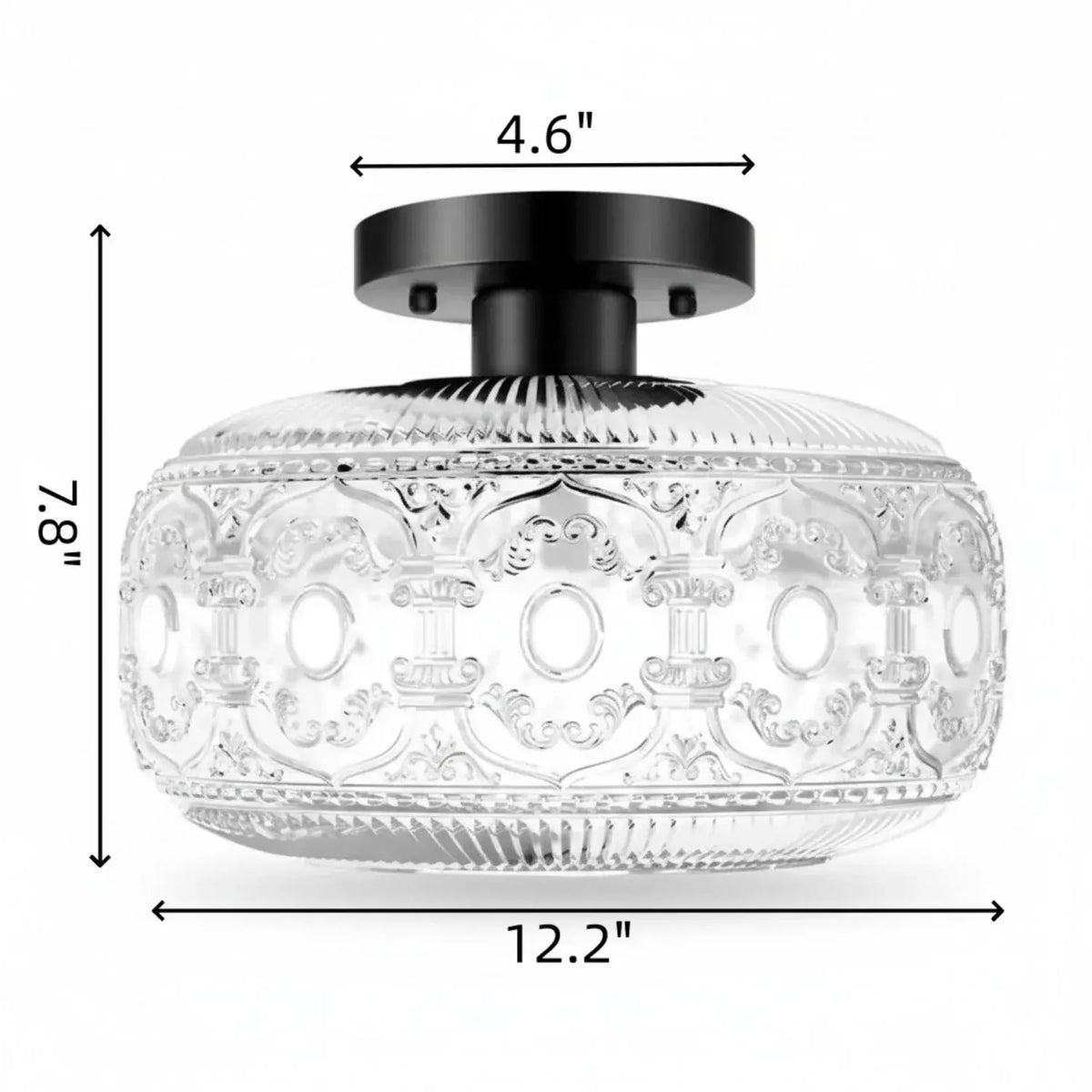 vintage-luxury-round-pattern-glass-ceiling-light