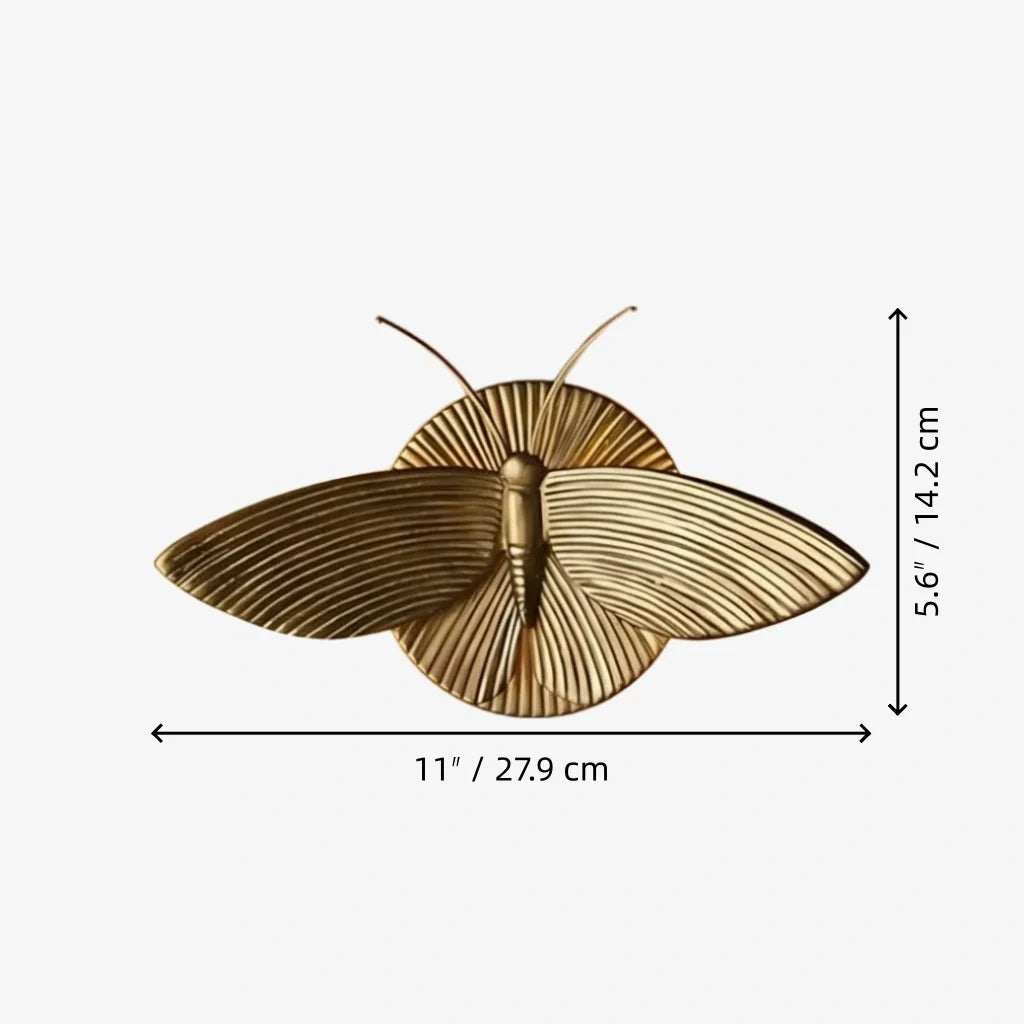 vintage-moth-shaped-resin-wall-light