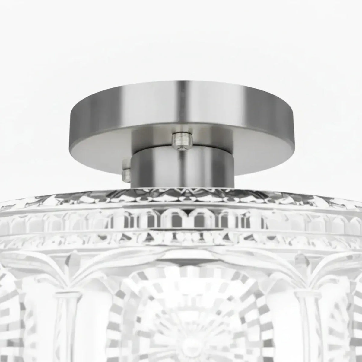 vintage-pattern-glass-round-semi-ceiling-light