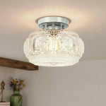 vintage-pattern-glass-round-semi-ceiling-light