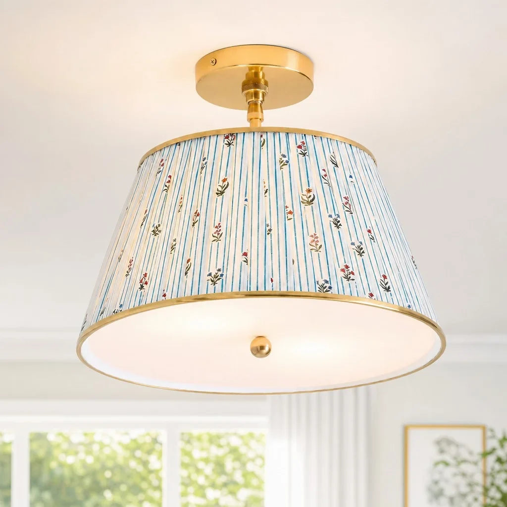 yarina-vintage-pleated-printed-fabric-ceiling-light