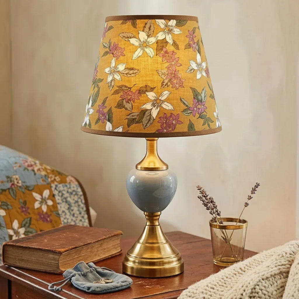 vintage-tapered-fabric-ceramic-table-lamp