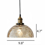 vintage-textured-glass-dome-pendant-light