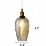 vintage-textured-glass-dome-pendant-light