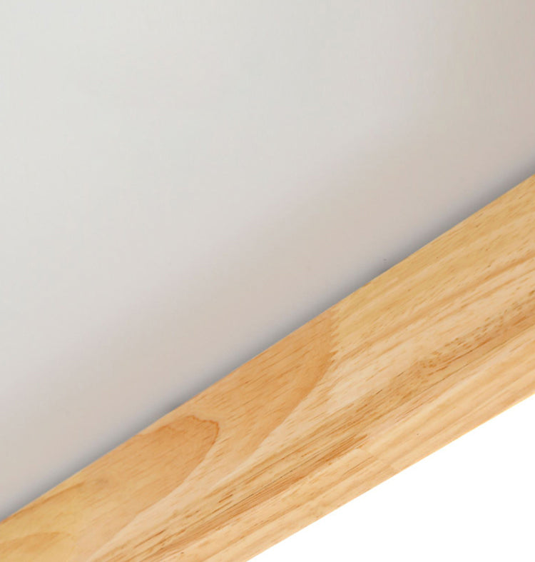 Wooden Geometric Ceiling Light Round Square