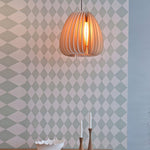 Wooden Orb Pendant Lamp