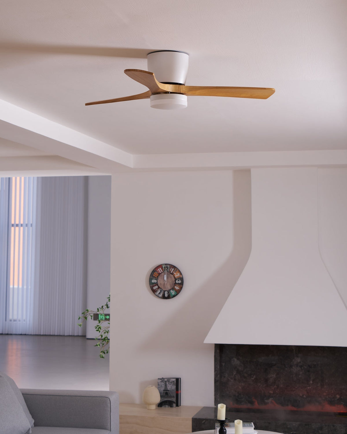 Nordic Wooden 42 48 Ceiling Fan Light 25027480