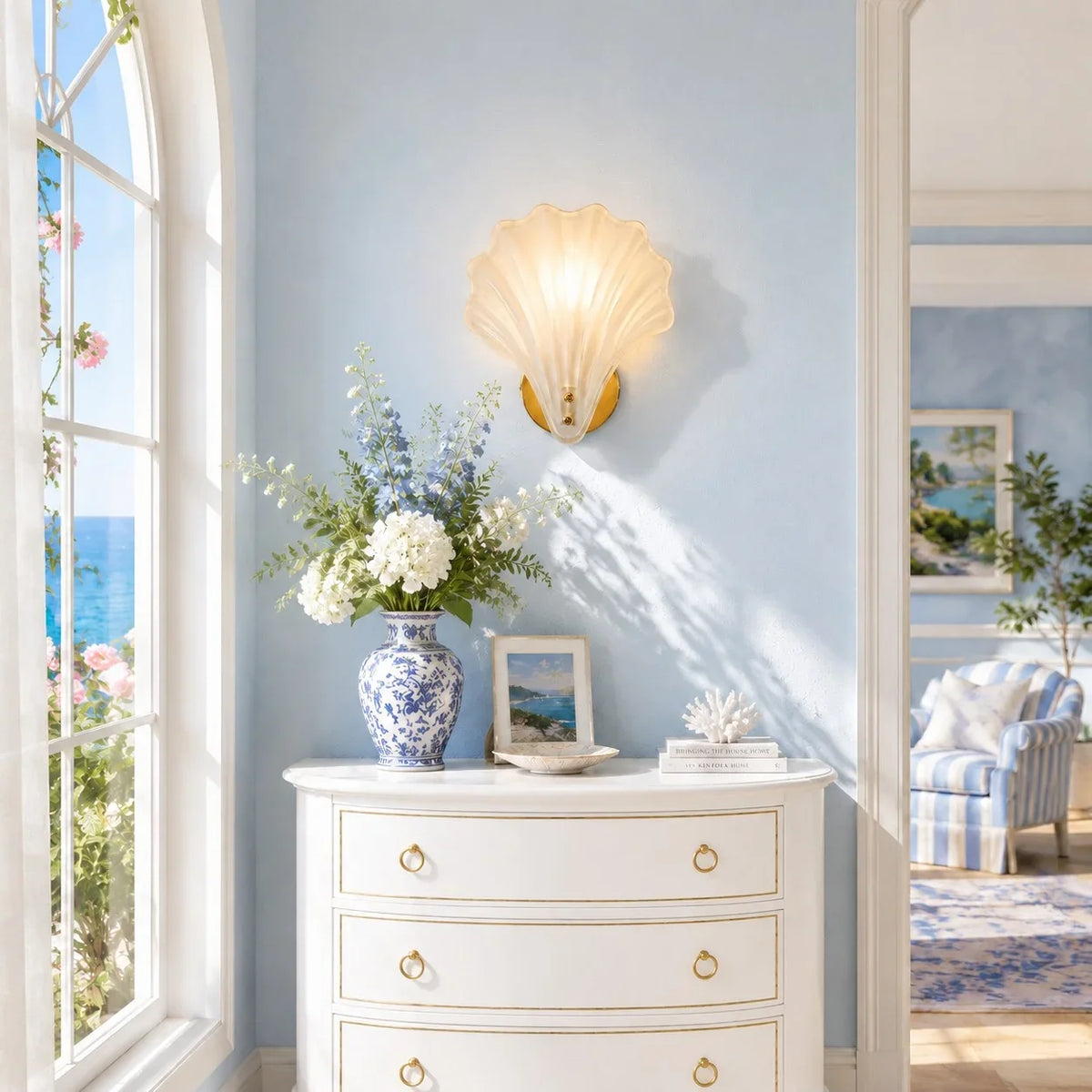 xyra-modern-scallop-shell-glass-wall-lamp