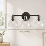 antique-brass-recycled-glass-wall-sconce-indoor-for-bathroom