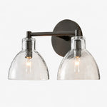 antique-brass-recycled-glass-wall-sconce-indoor-for-bathroom