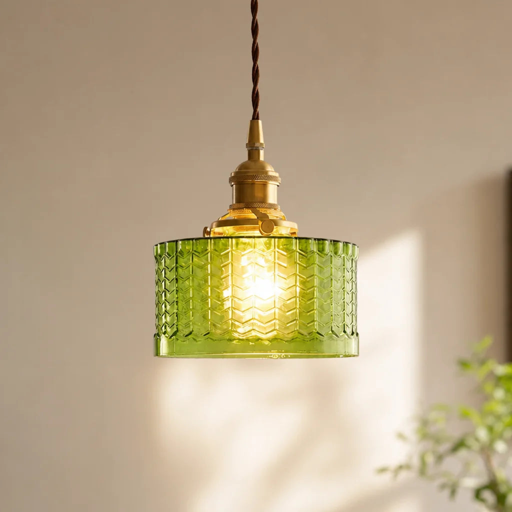 horkos-industrial-vintage-green-embossed-glass-pendant-light