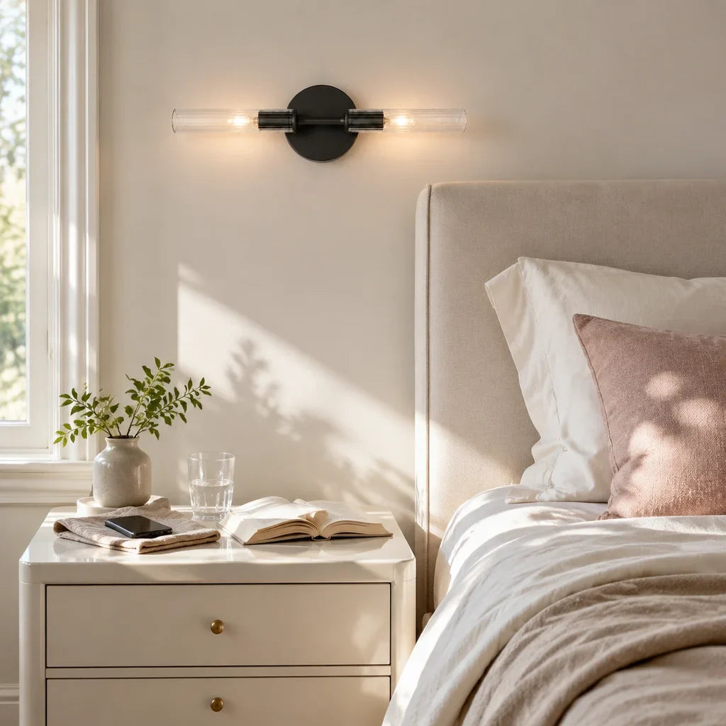 farmhouse-transparent-ribbed-glass-double-tube-sconce