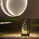 Chinese Style Hollow Carved Outdoor Courtyard Waterproof Landscape Lighting Decorative Lamp