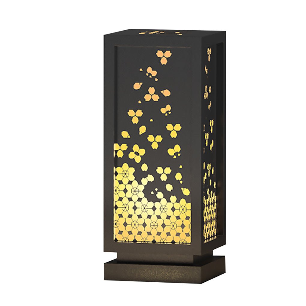 Chinese Style Hollow Carved Outdoor Courtyard Waterproof Landscape Lighting Decorative Lamp