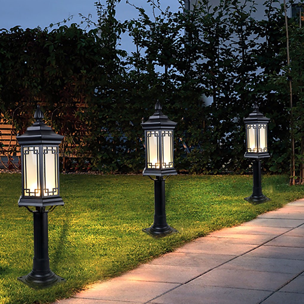 Classic Chinese Style Landscape Decorative Lighting Pathway Lights For Villa Courtyard