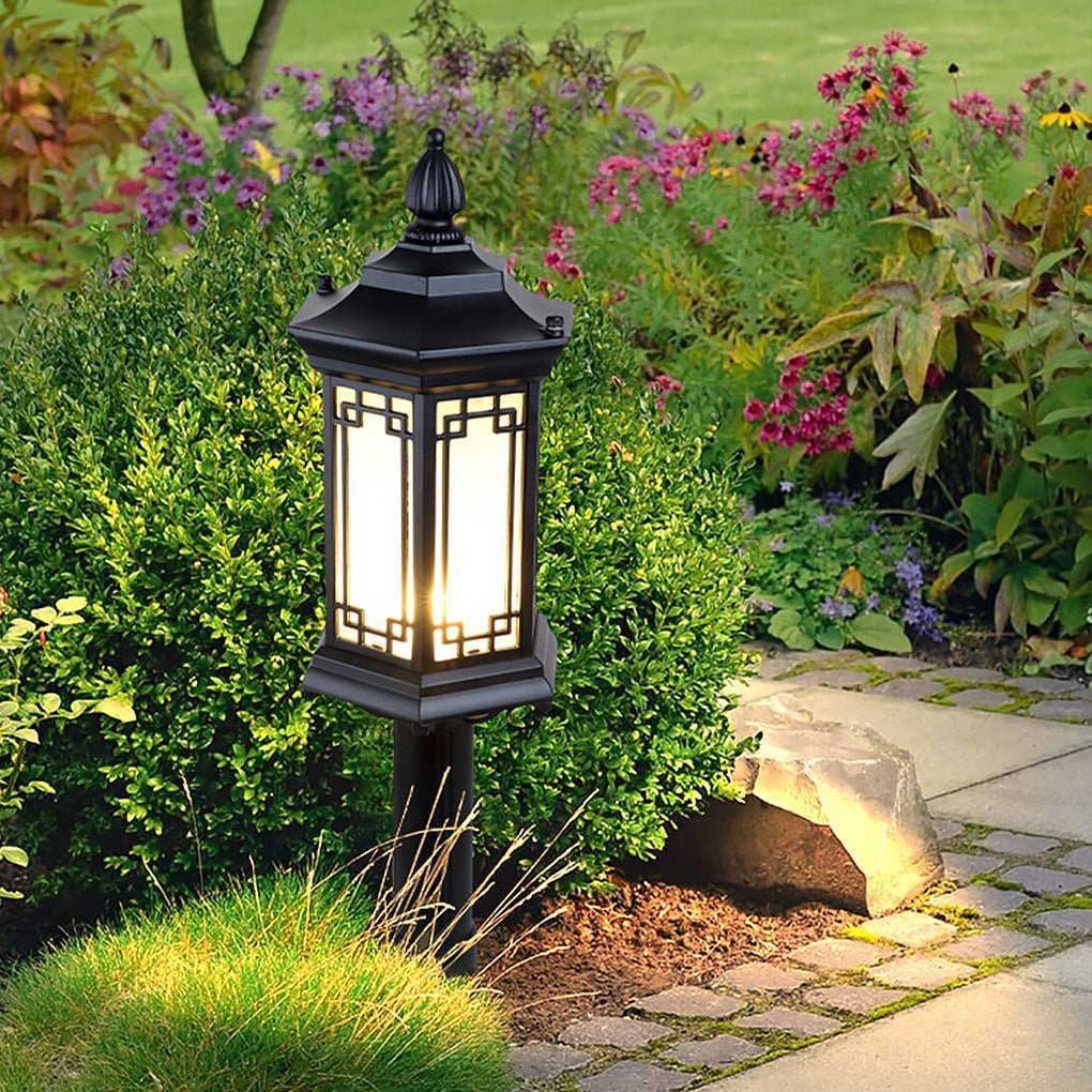 Classic Chinese Style Landscape Decorative Lighting Pathway Lights For Villa Courtyard