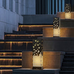 Classic Hollow Carved Chinese Style Garden Landscape Lighting Decorative Lamp