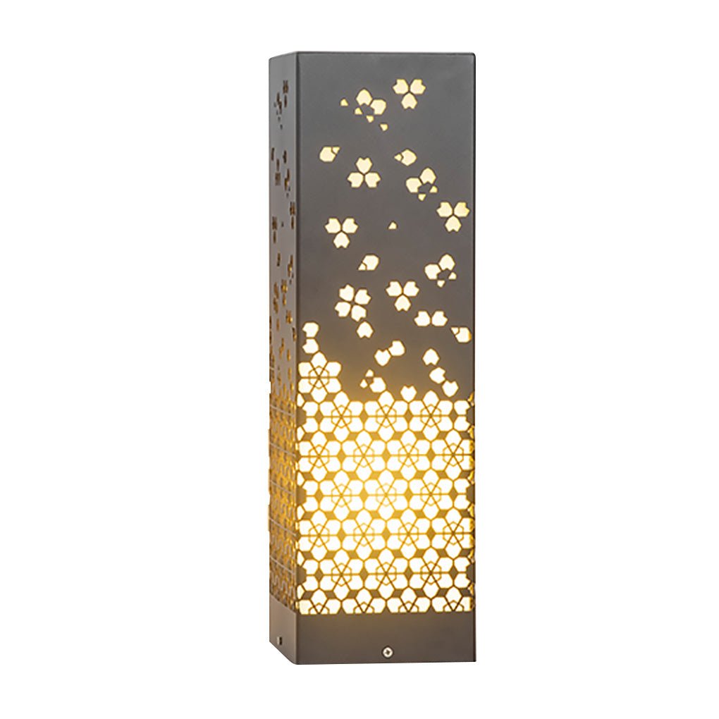 Classic Hollow Carved Chinese Style Garden Landscape Lighting Decorative Lamp