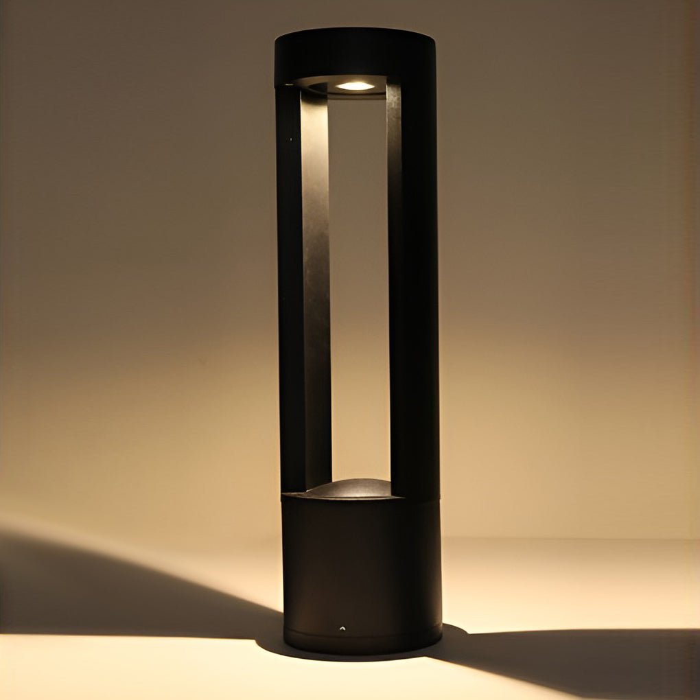 Creative Hollow Cylindrical Shaped Led Lamp Post Lights Outdoor Lights Waterproof Outdoor Pole Light