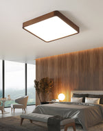 wooden-square-led-flush-mount-ceiling-light-in-scandinavian-style