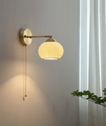 ribbed-ceramic-wall-light-in-lantern-ball-shape