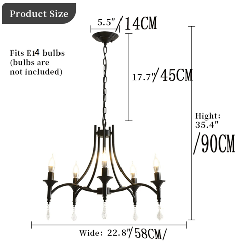wrought-iron-crystal-5-heads-chandelier-lamp