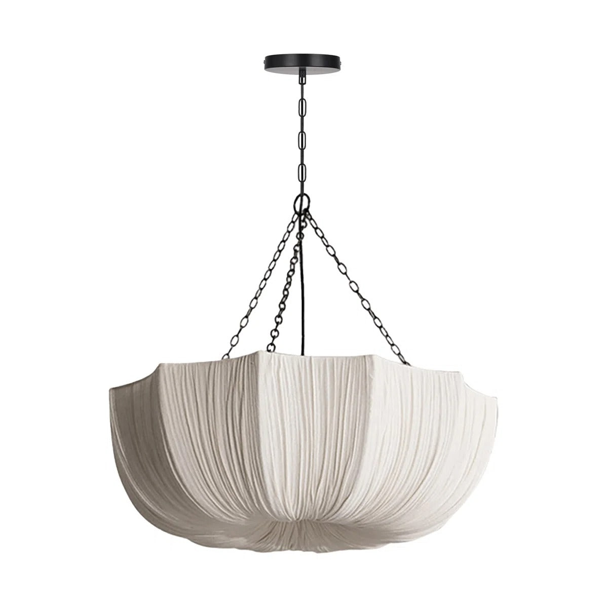 willy-vintage-linen-fabric-bowl-pendant-light