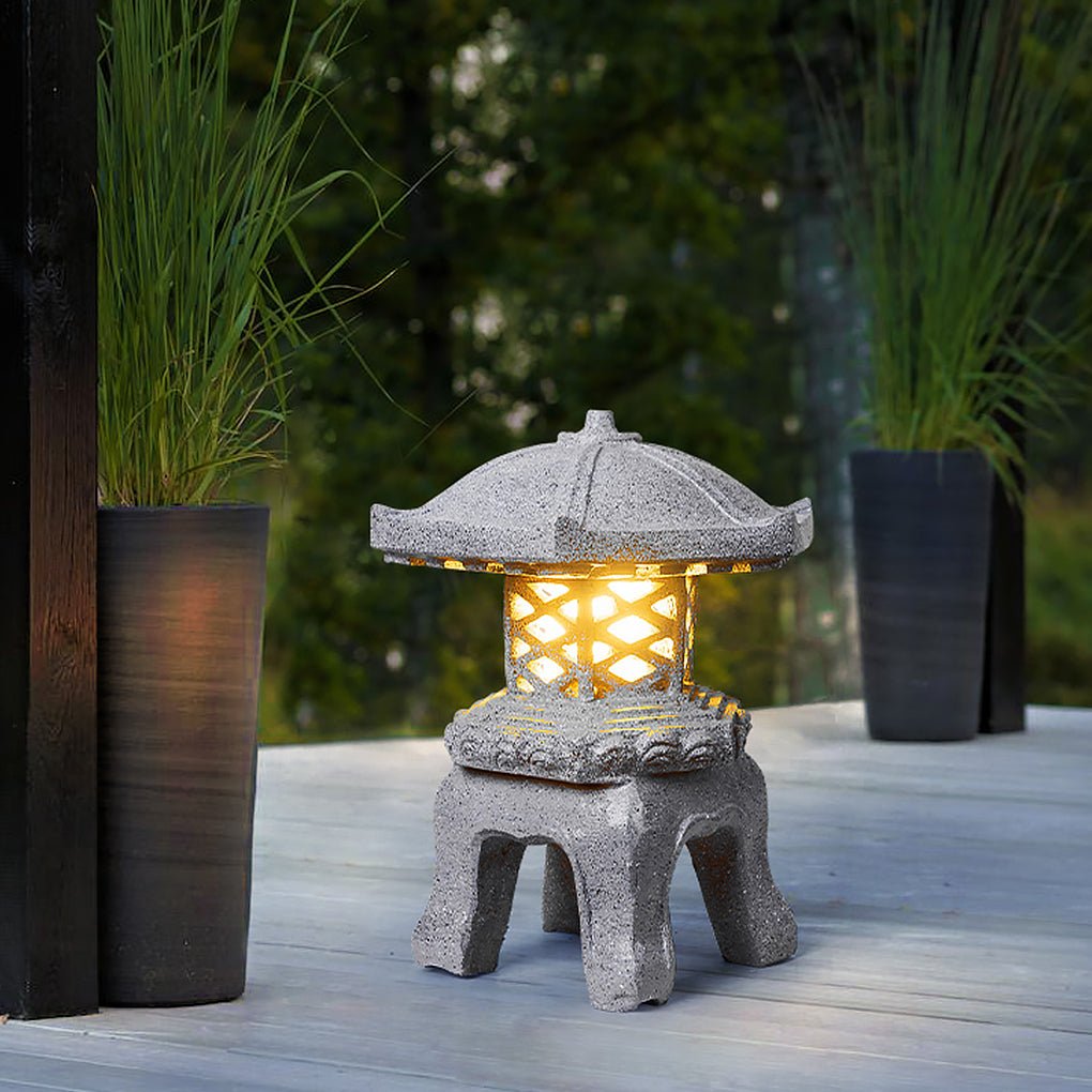 Imitation Stone Tower Outdoor Waterproof Post Lights Landscape Lighting For Park Lawn