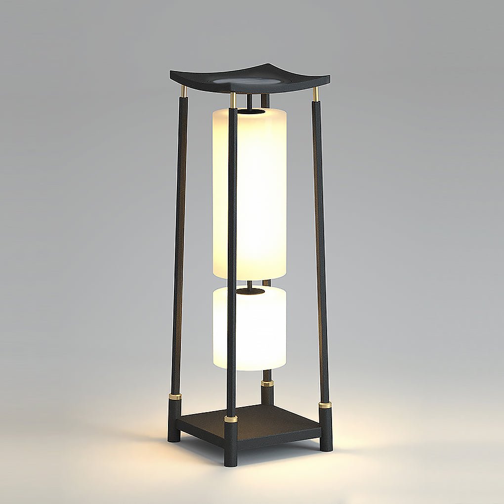 Innovative Asian Style Outdoor Led Landscape Lighting Decorative Solar Post Lights