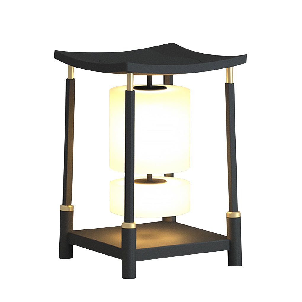 Innovative Asian Style Outdoor Led Landscape Lighting Decorative Solar Post Lights