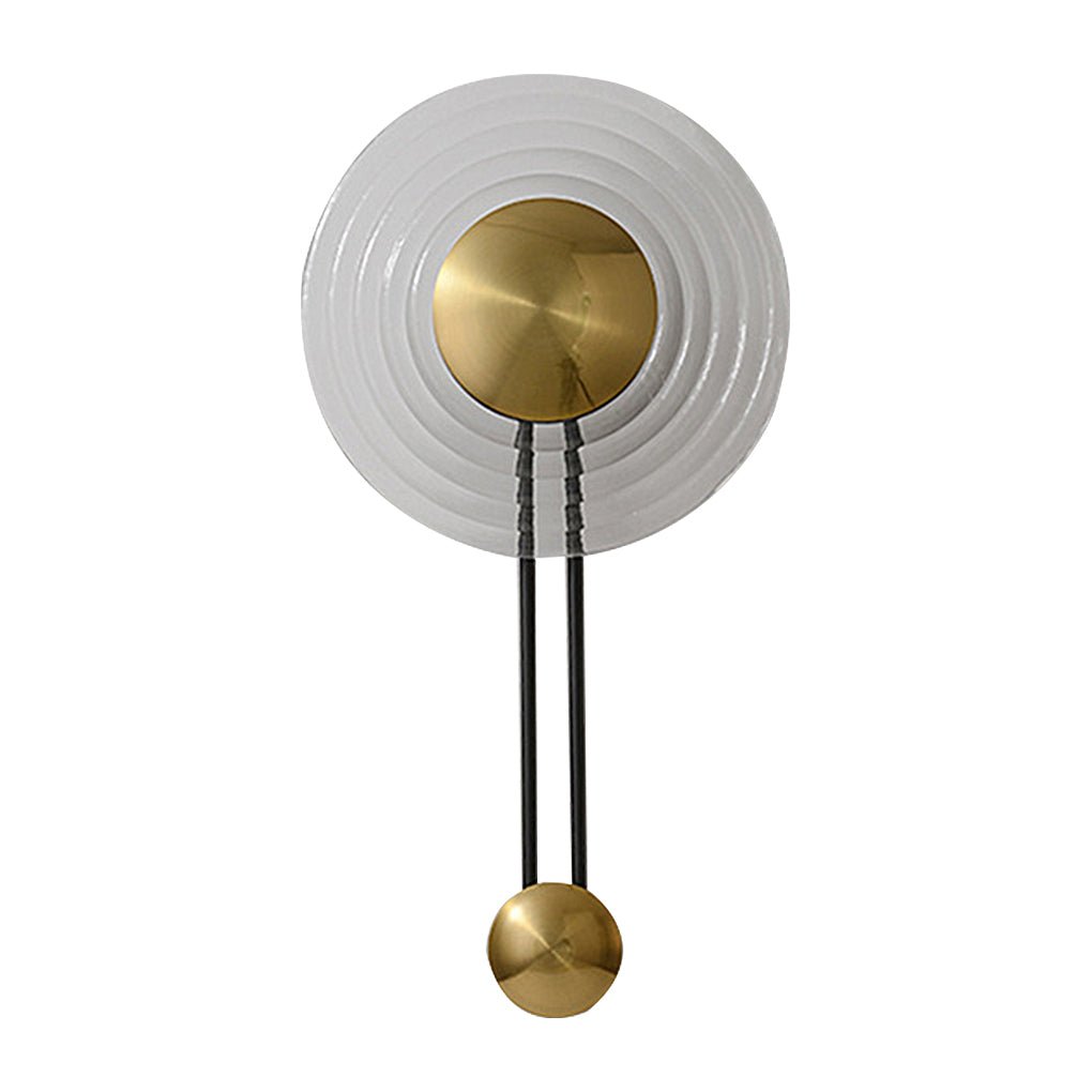 Nordic Unique Corrugated Ripple Glass Ins Aisle Bedside Decorative Led Wall Lamp