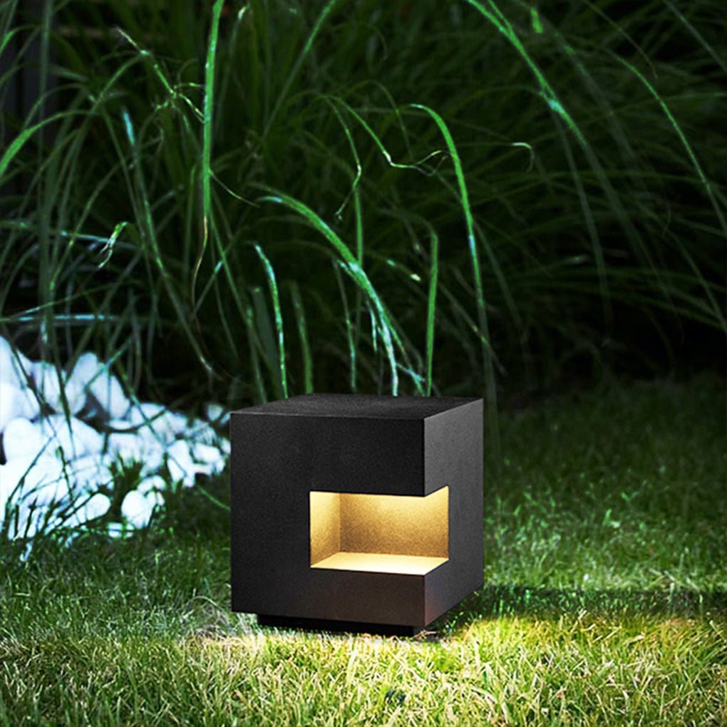 Outdoor Courtyard Square Waterproof Led Column Head Lamp Landscape Lighting