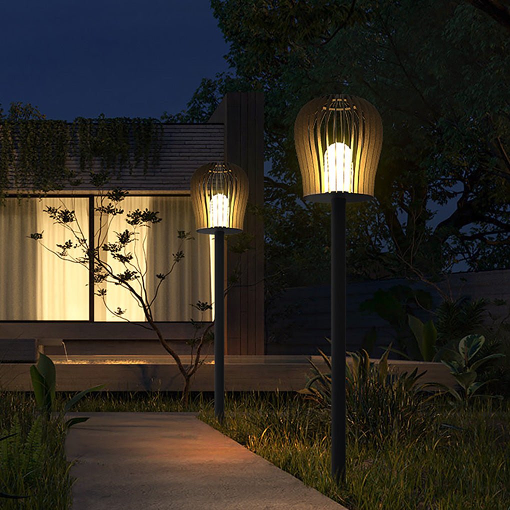 Outdoor Grid Waterproof Garden Lamp Lawn Light Post Lamp Led Landscape Lighting