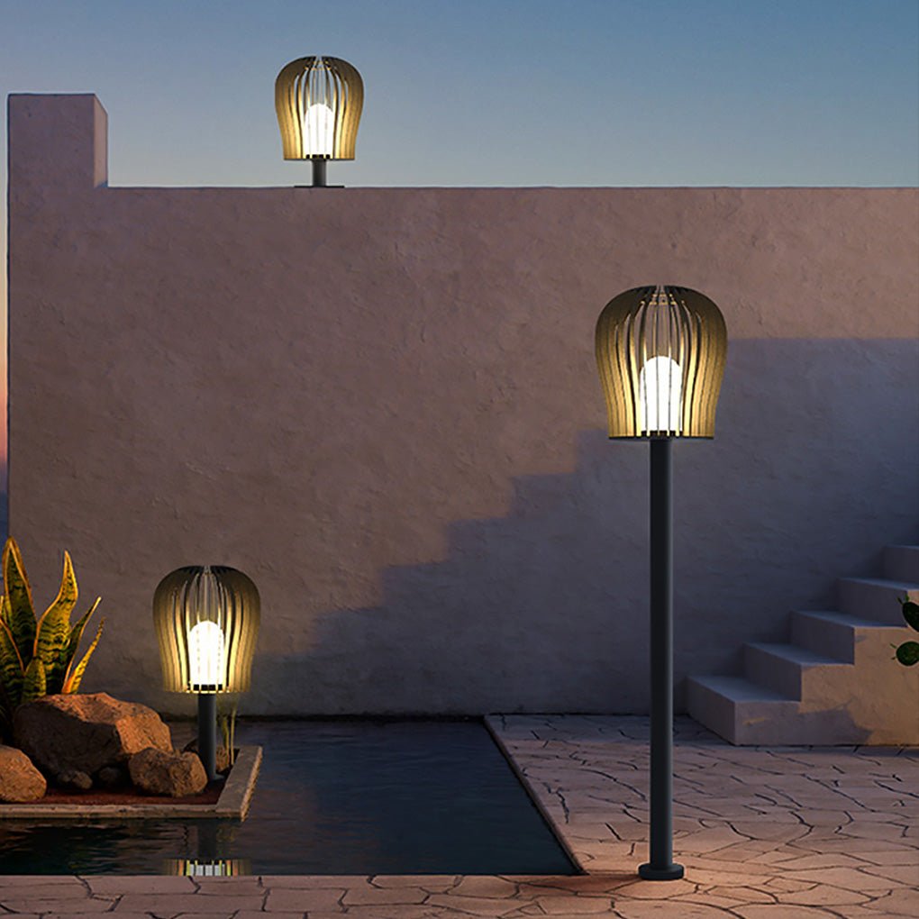 Outdoor Grid Waterproof Garden Lamp Lawn Light Post Lamp Led Landscape Lighting