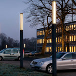 Outdoor Landscape Decorative Lighting Solar Waterproof High Pole Post Lights For Villa Courtyard