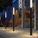 Outdoor Landscape Decorative Lighting Solar Waterproof High Pole Post Lights For Villa Courtyard