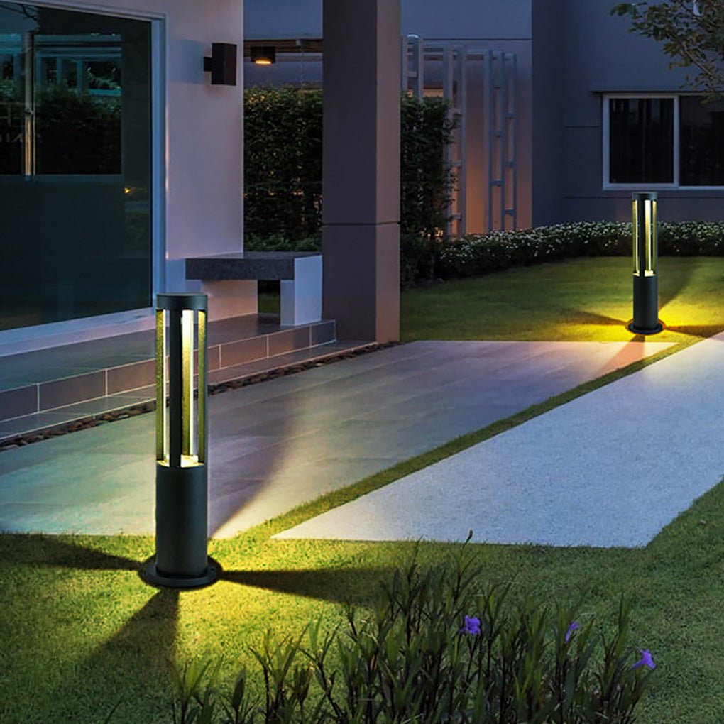 Outdoor Lawn Energy Saving Minimalist Four Column Led Waterproof Courtyard Lamp
